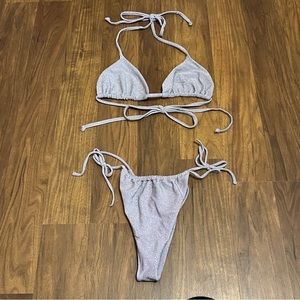 H&M sparkly bikini top ONLY